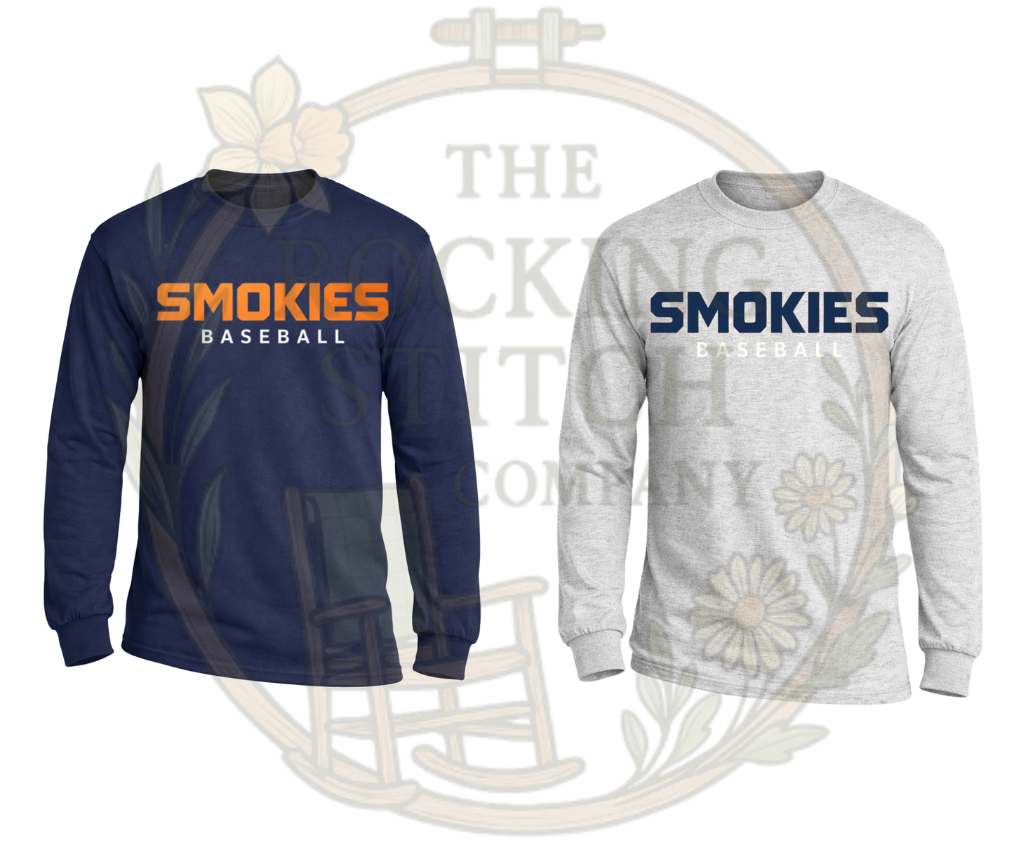 Senoia Smokies Baseball Long Sleeve tee