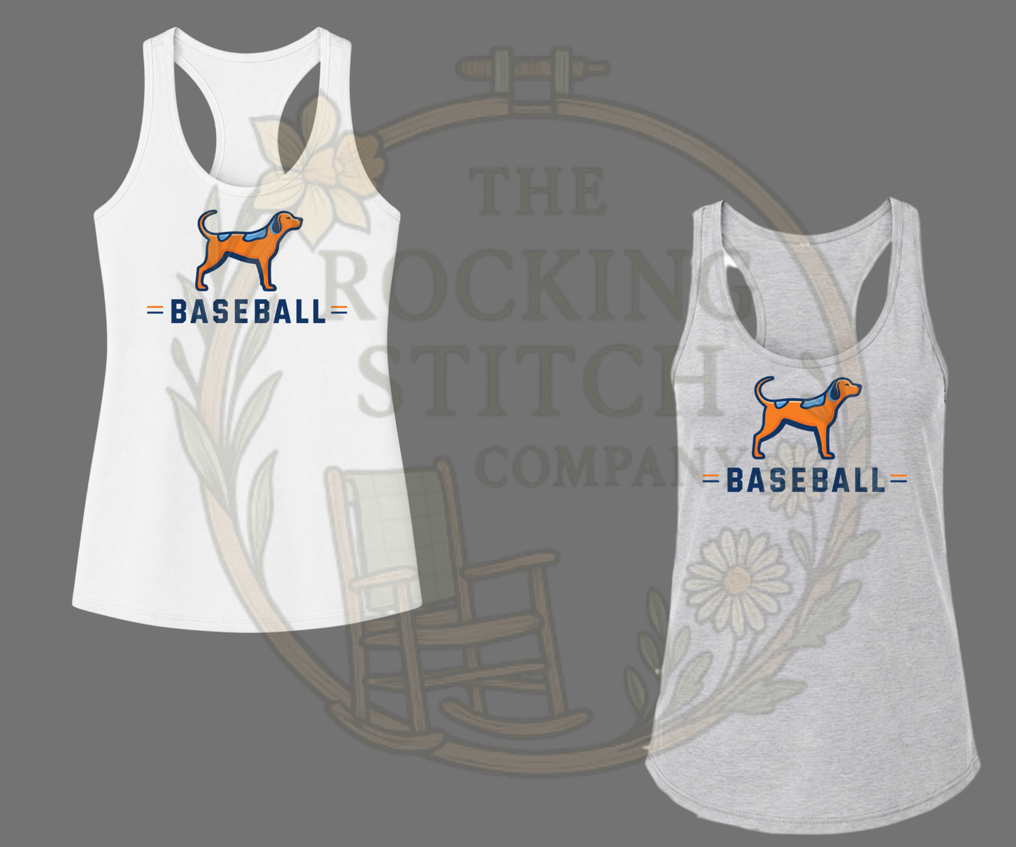 Smokies Baseball Bella Canvas Racerback Tank