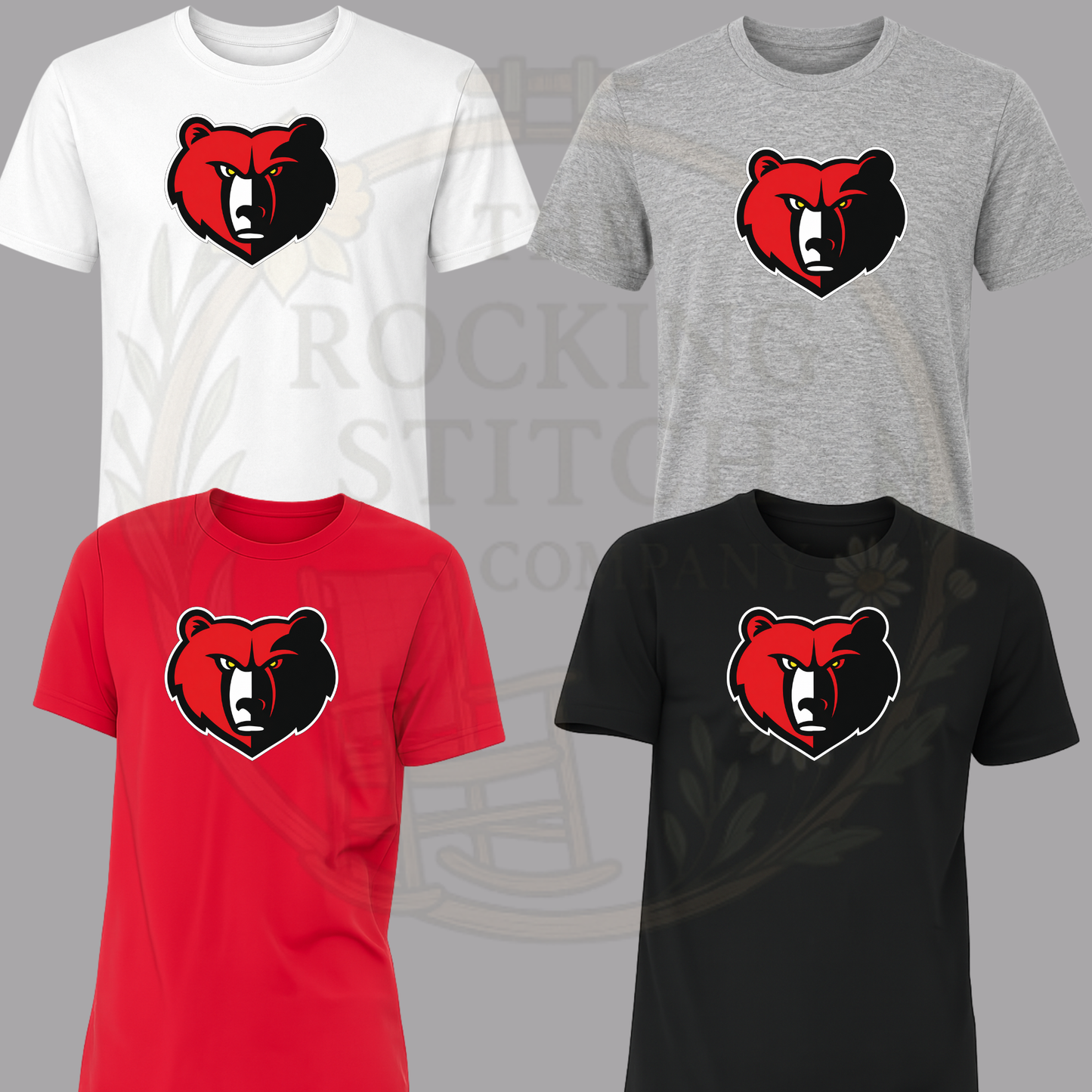 Brooks Bears Logo Cotton Tee
