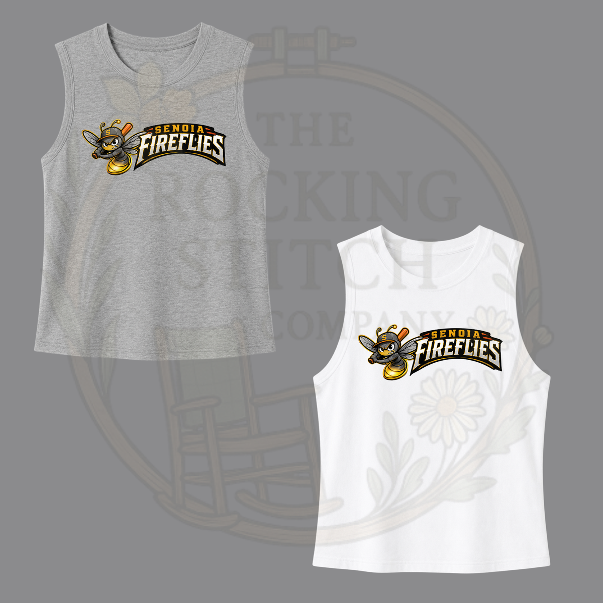 Senoia Fireflies Bella Canvas Cropped Tank