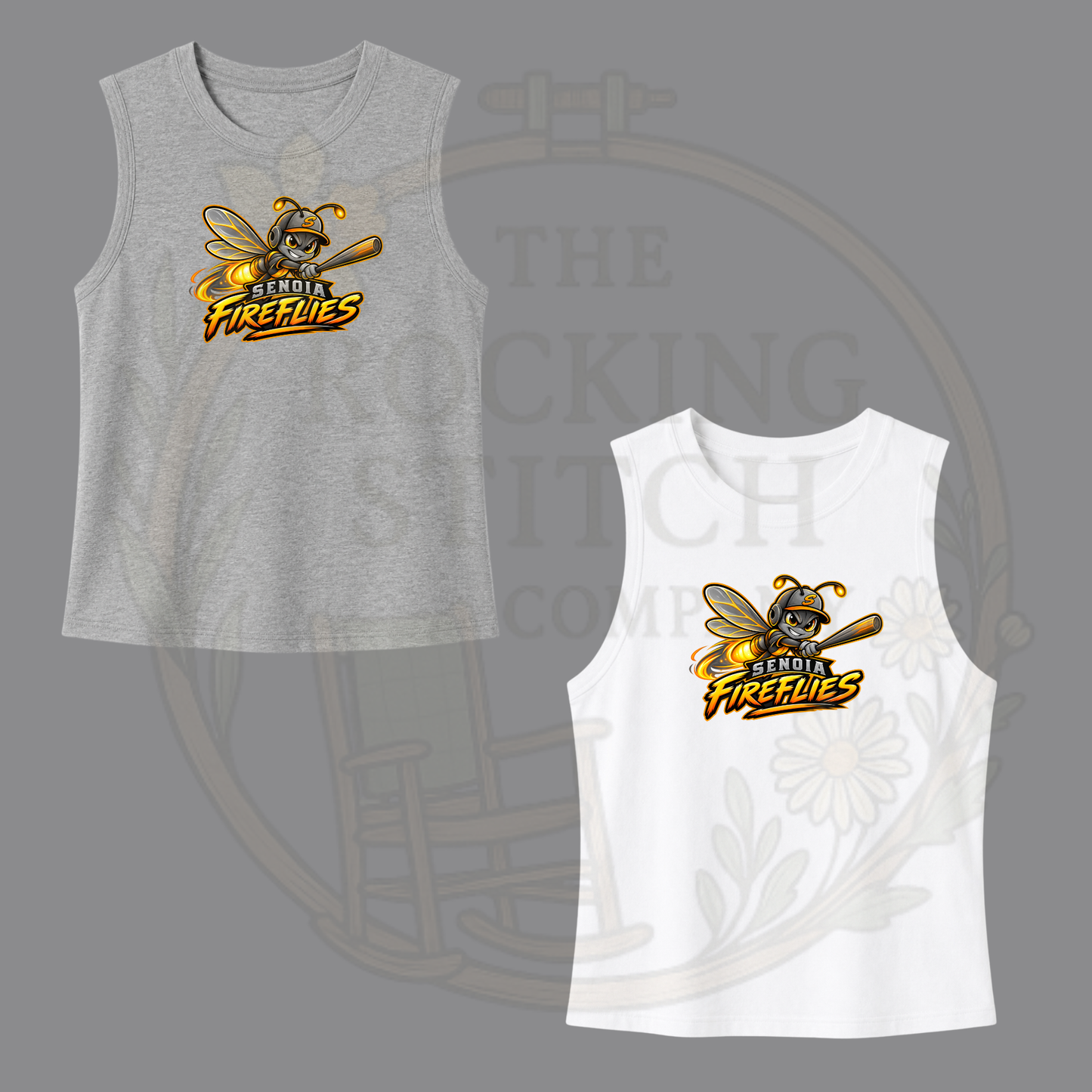Senoia Fireflies Bella Canvas Cropped Tank