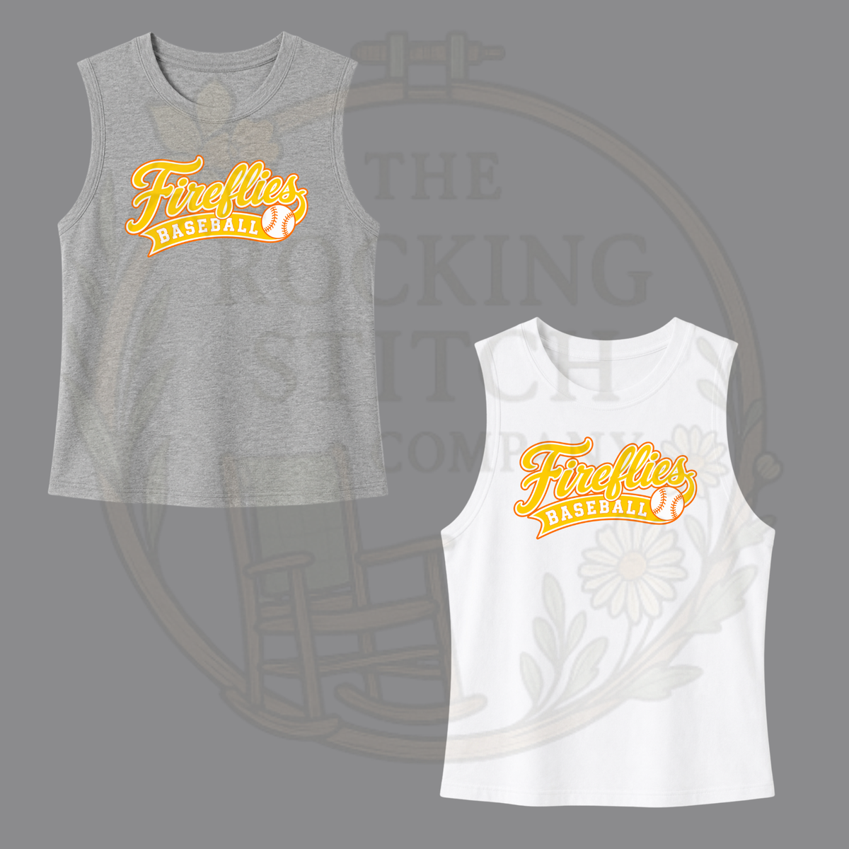 Senoia Fireflies Bella Canvas Cropped TanK