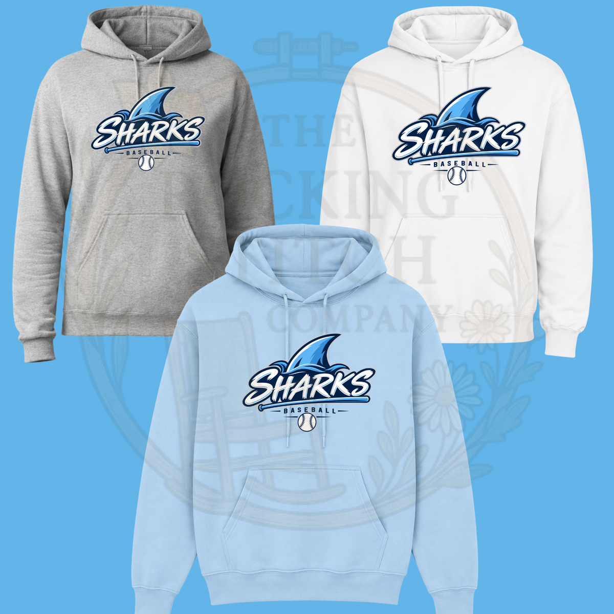 Sharks Baseball Hoodie