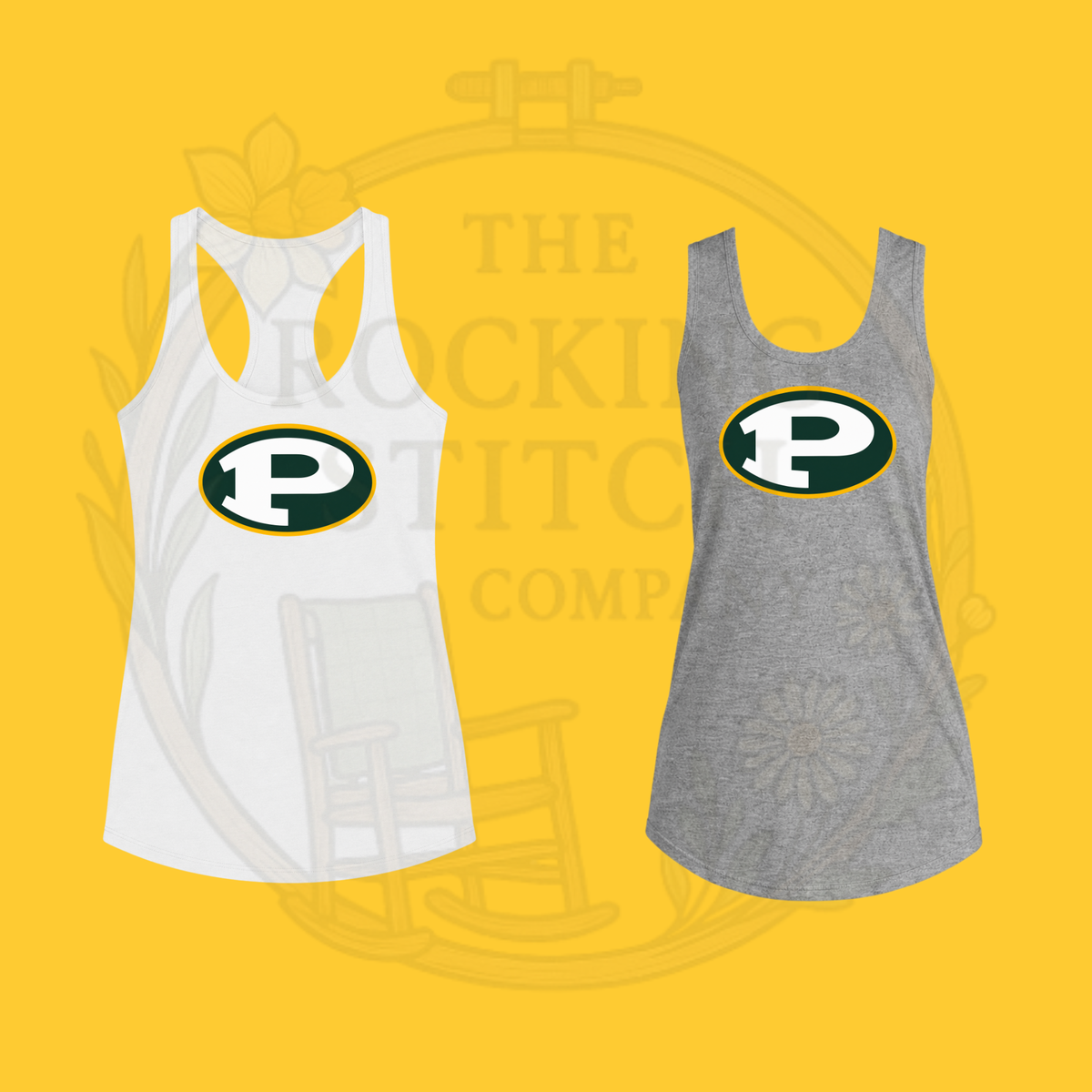 Packers Football Bella Canvas Racerback Tank