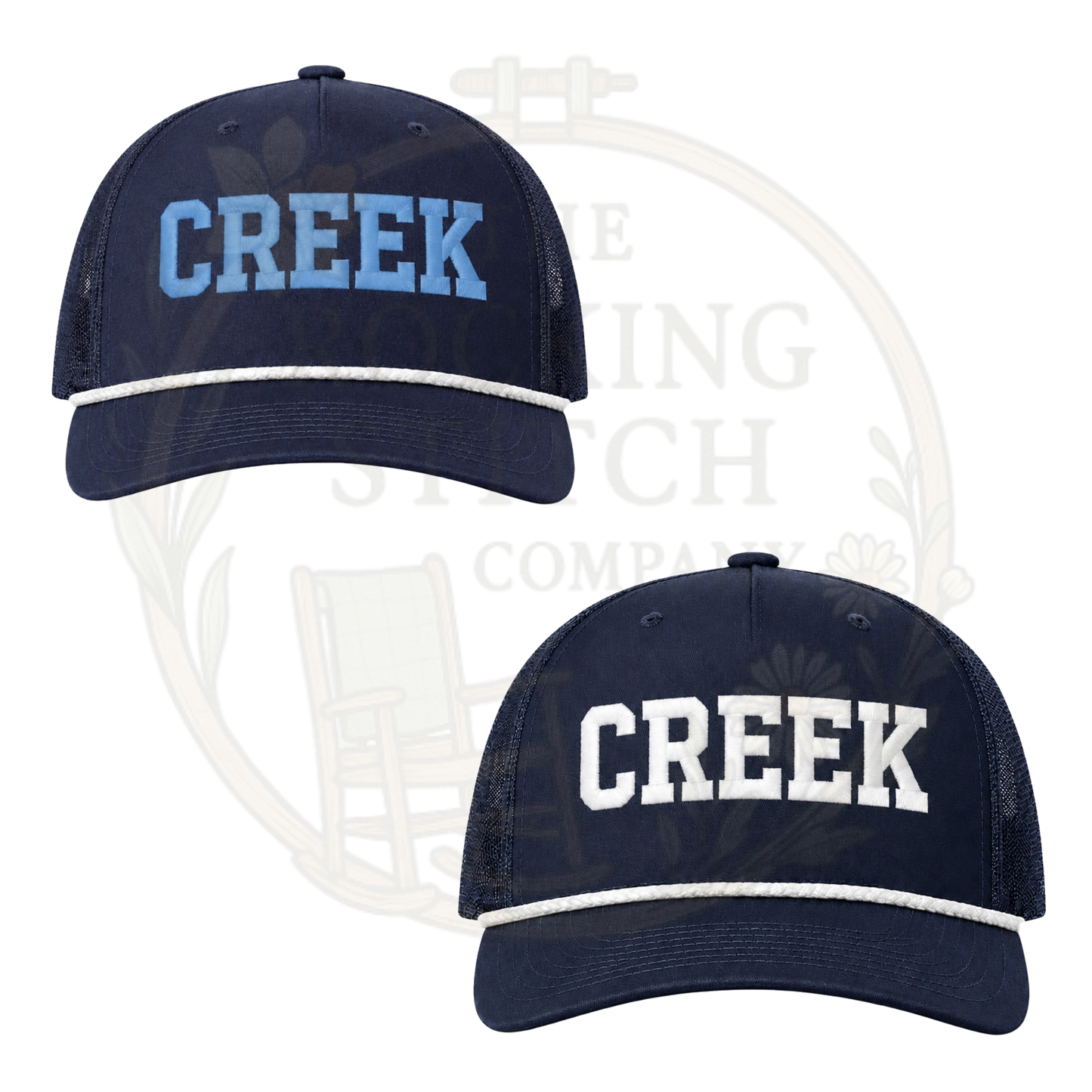 Richardson 112 Rope Hat- Embroidered Puff Creek
