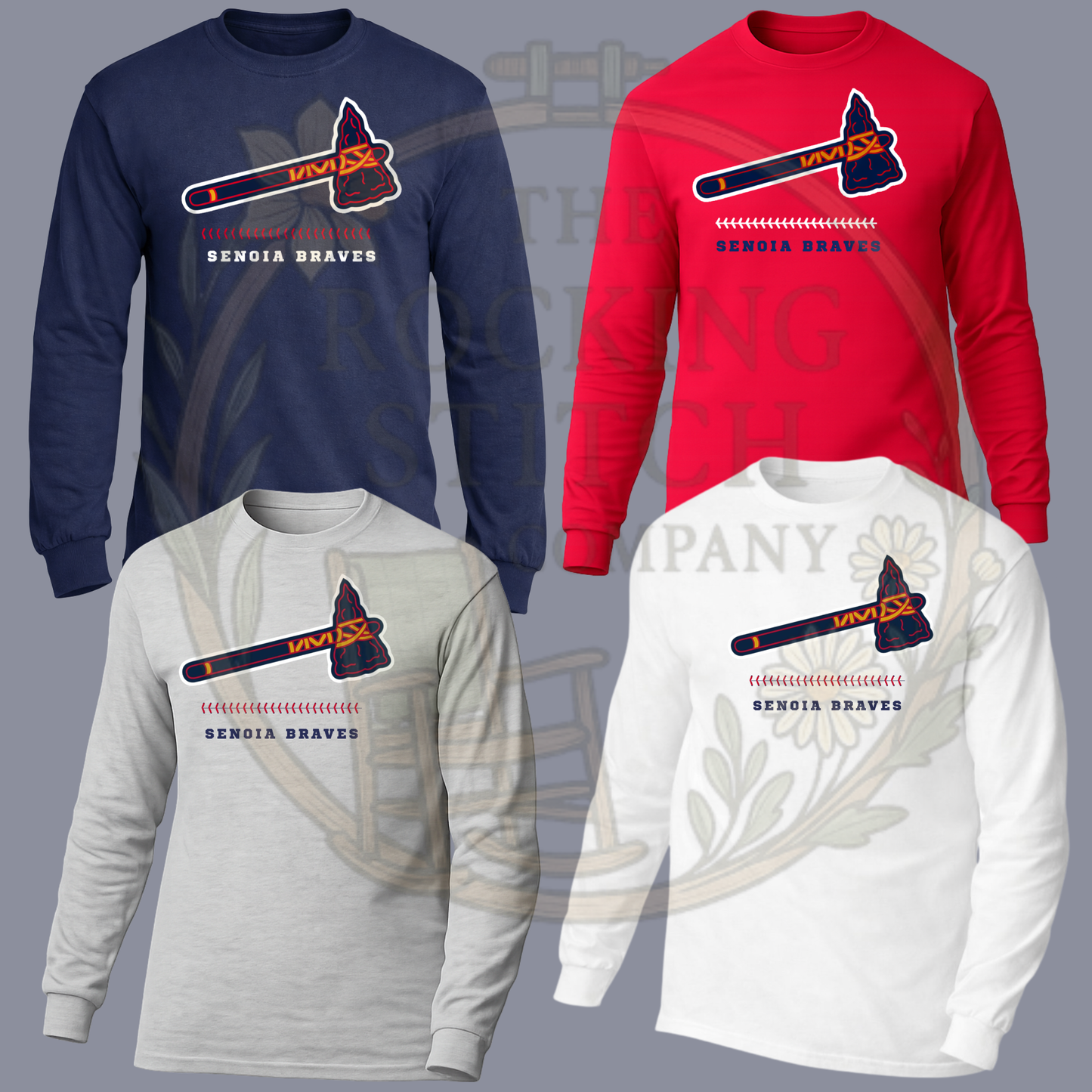 Senoia Braves Tomahawk Long Sleeve