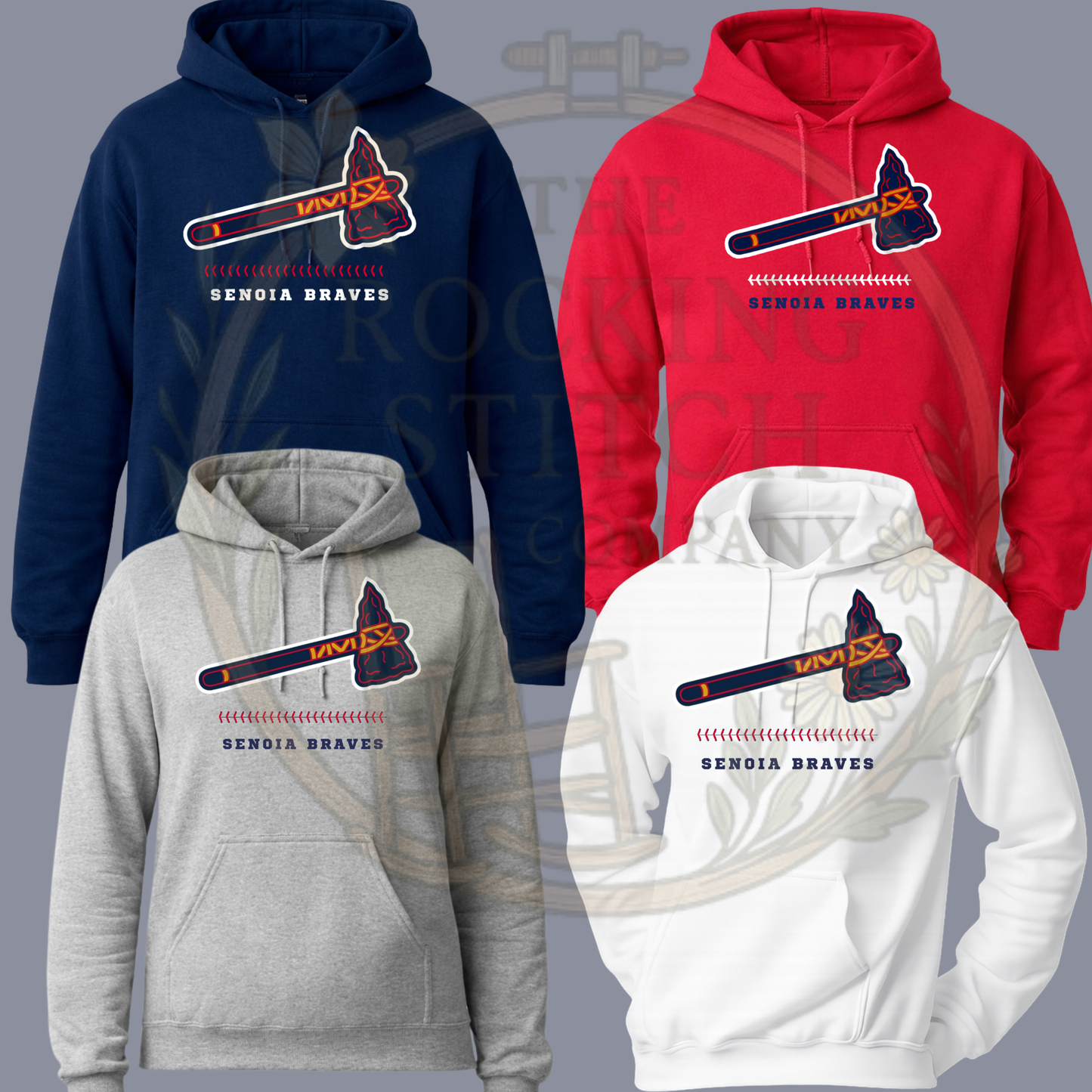 Senoia Braves Tomahawk Hoodie