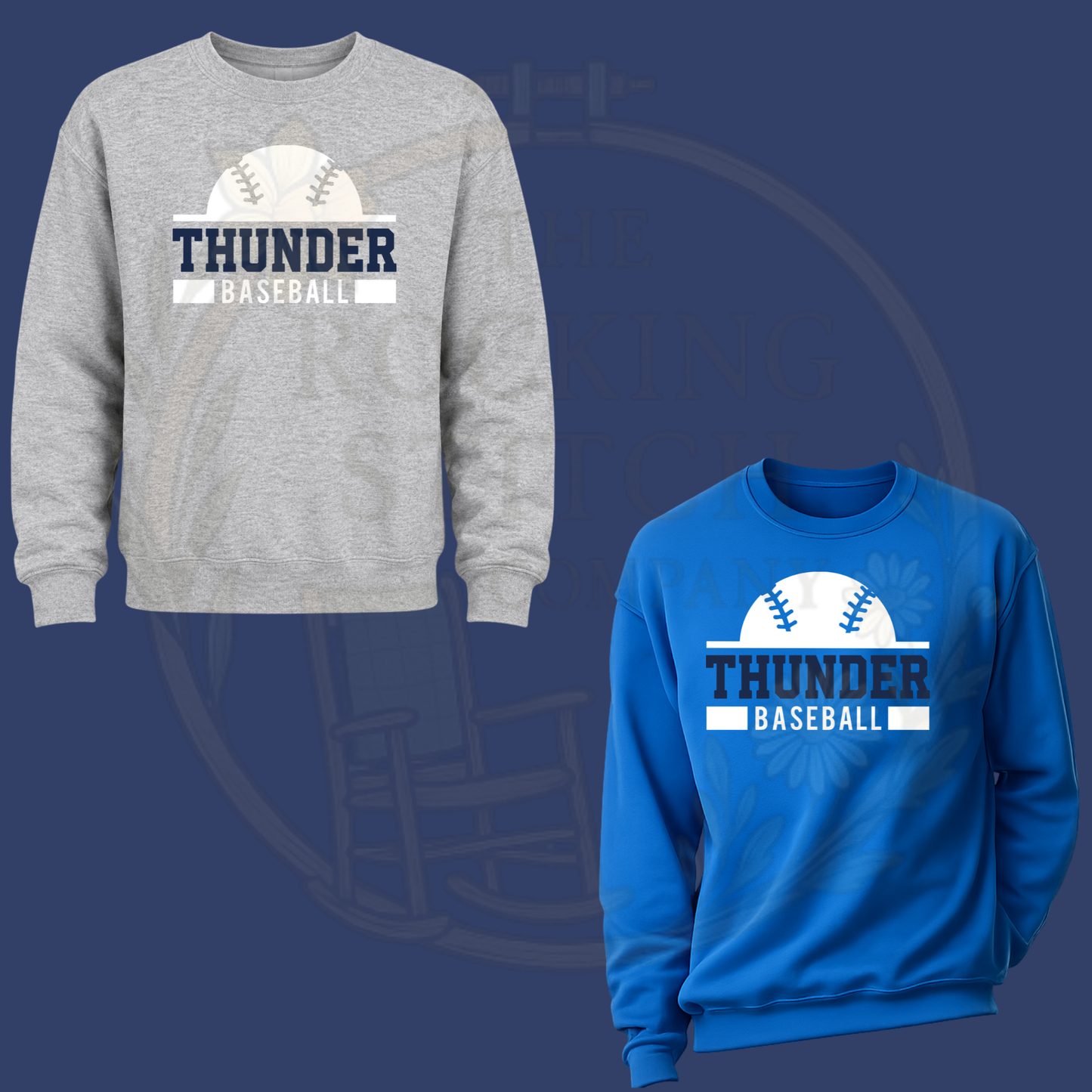 Thunder Baseball Crewneck