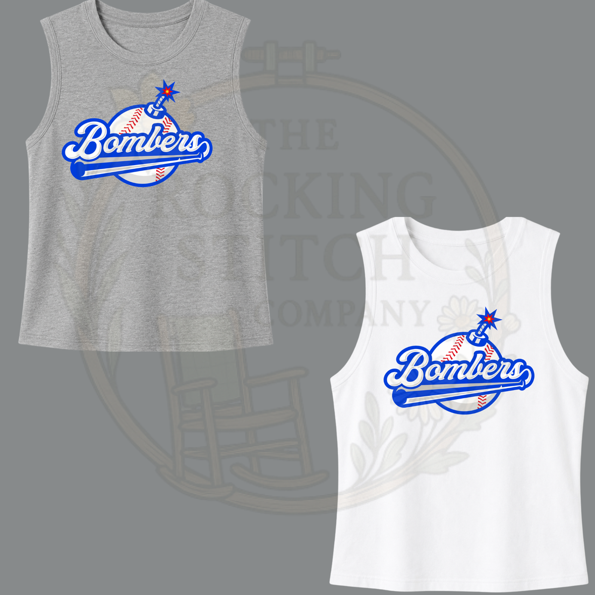 Senoia Bombers Bella Canvas Cropped Tank