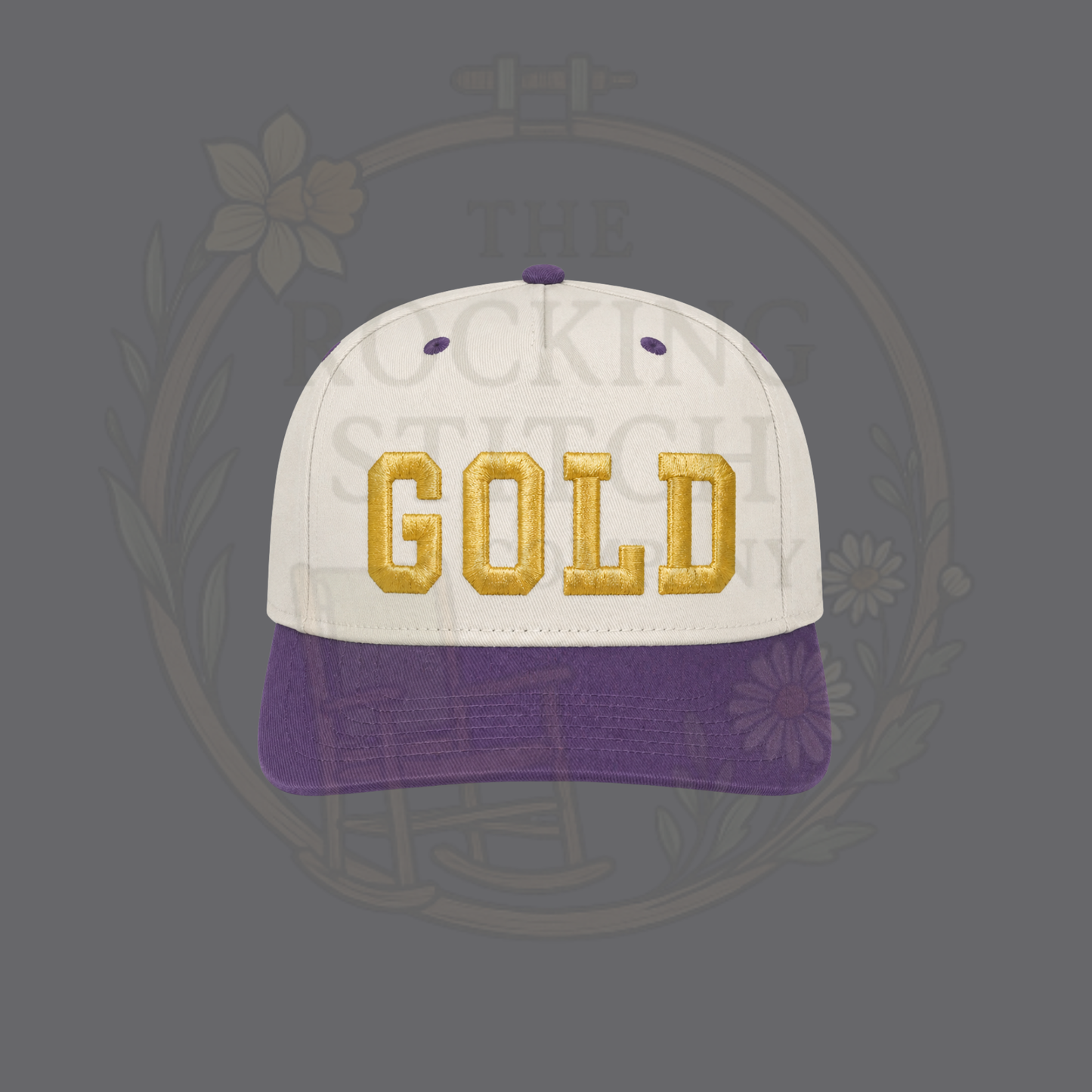 Senoia 6U Gold Embroidered Hat