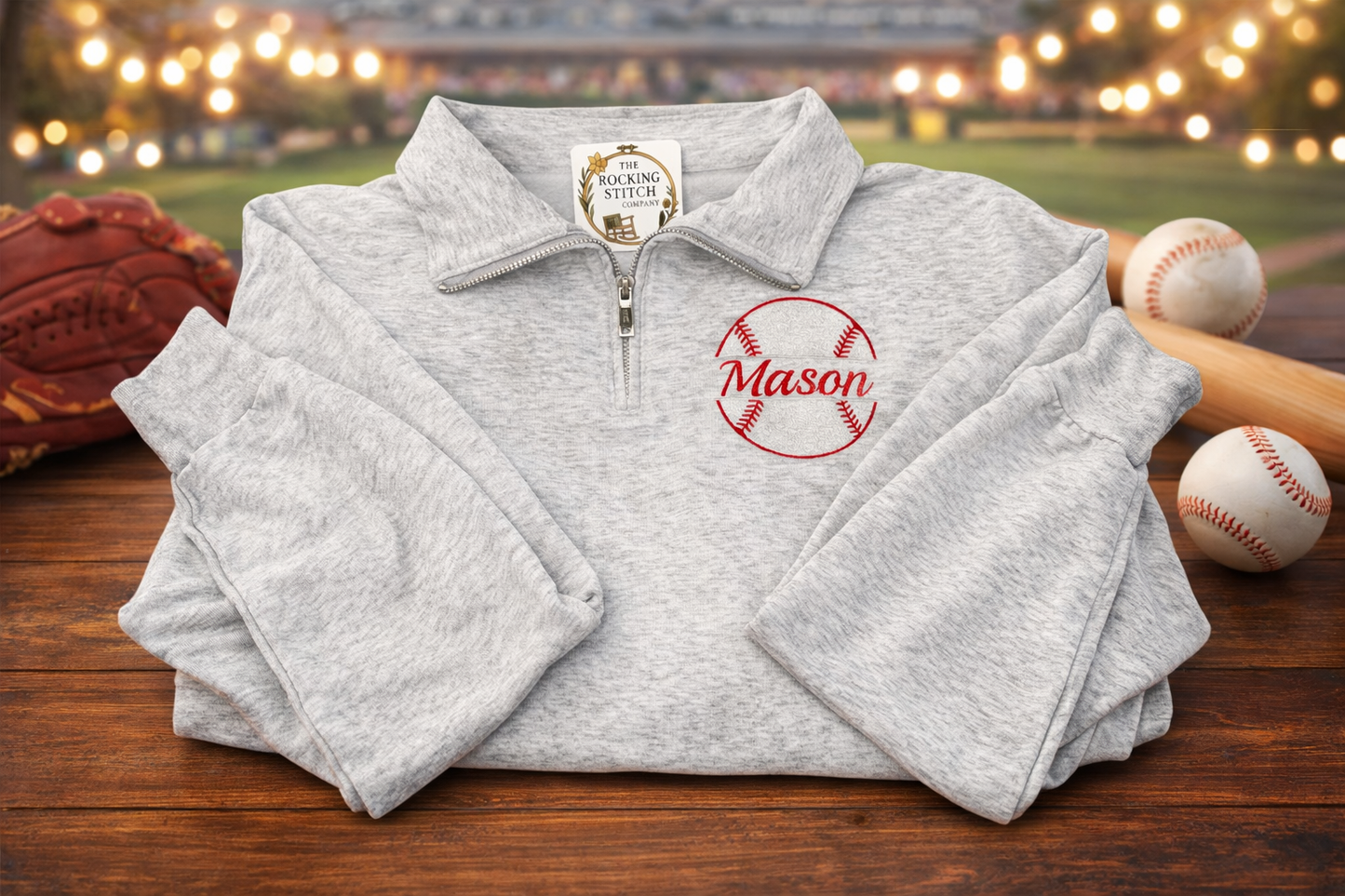 Personalized Embroidered Quarter-Zip
