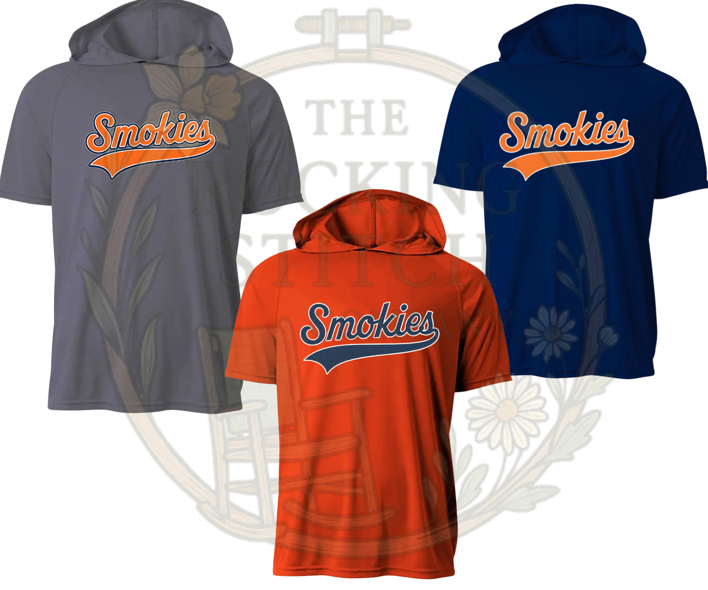 Smokies Script Drifit Short Sleeve Hoodie