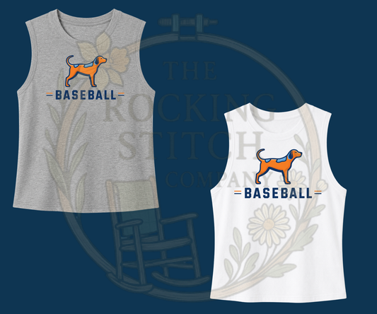 Smokies Baseball Bella Canvas Cropped Tank