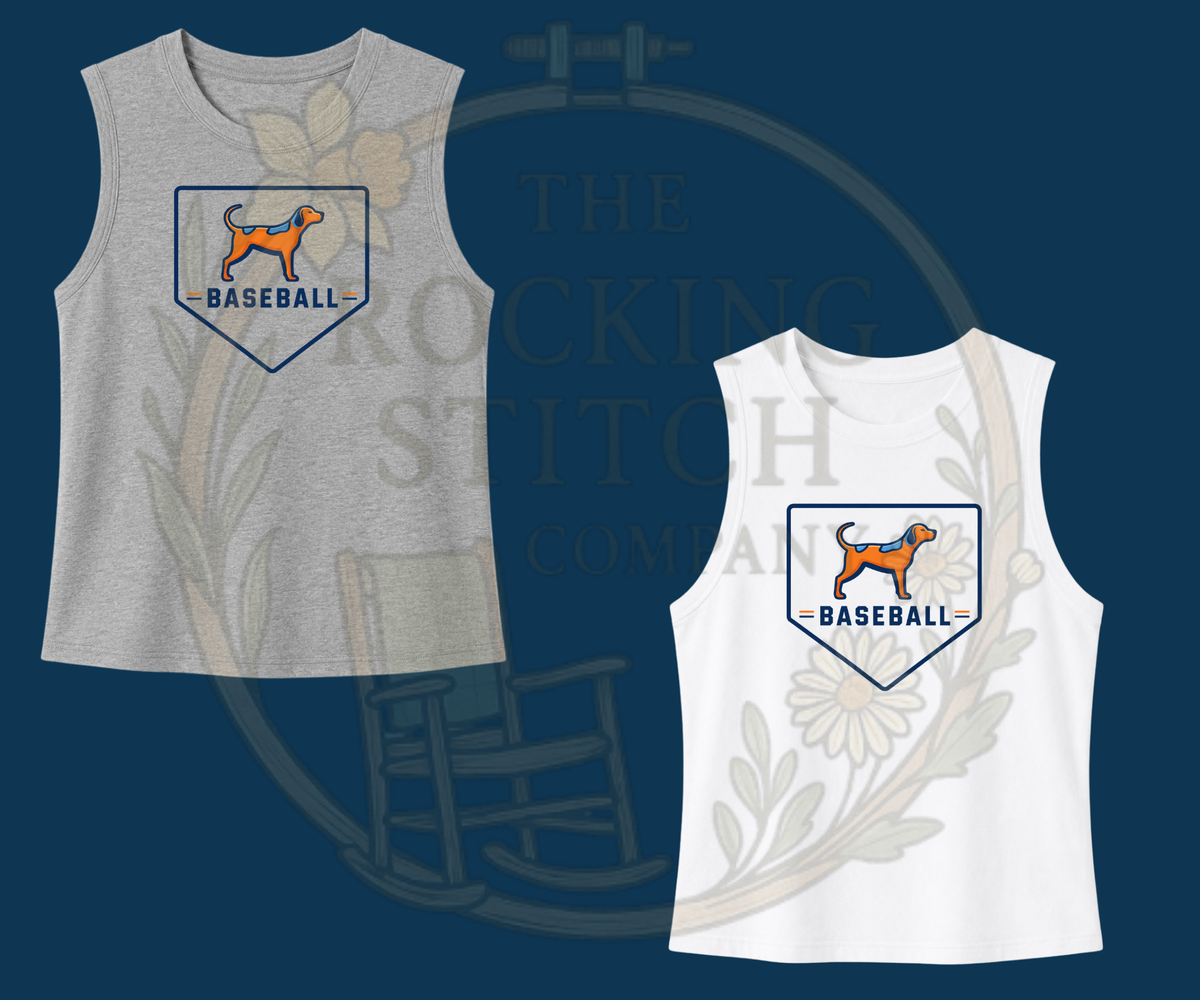 Smokies Baseball (Homeplate) Bella Canvas Cropped Tank