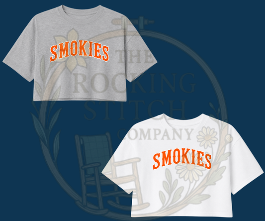 Smokies Bella Canvas Cropped Tee