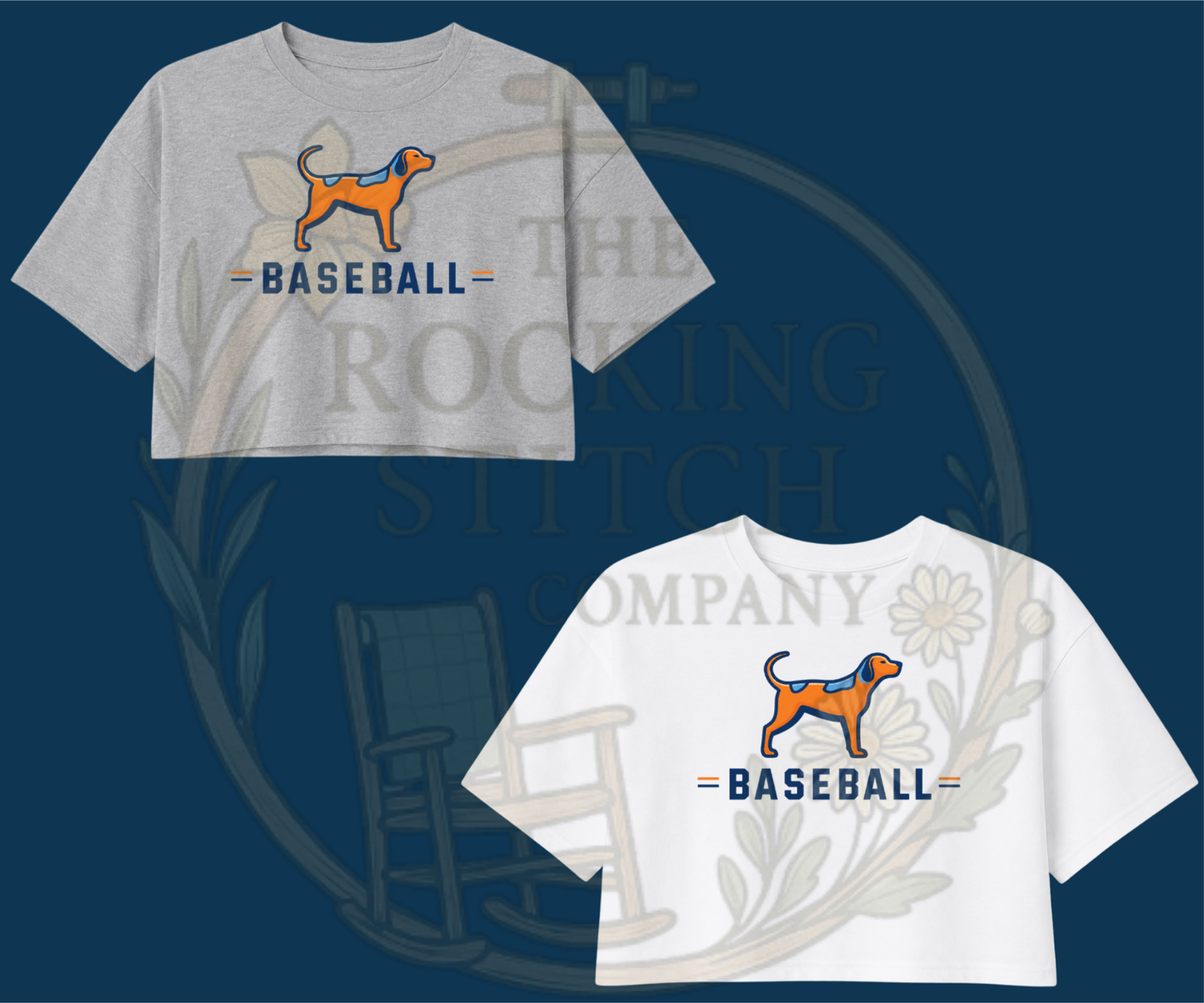 Smokies Baseball Bella Canvas Cropped Tee