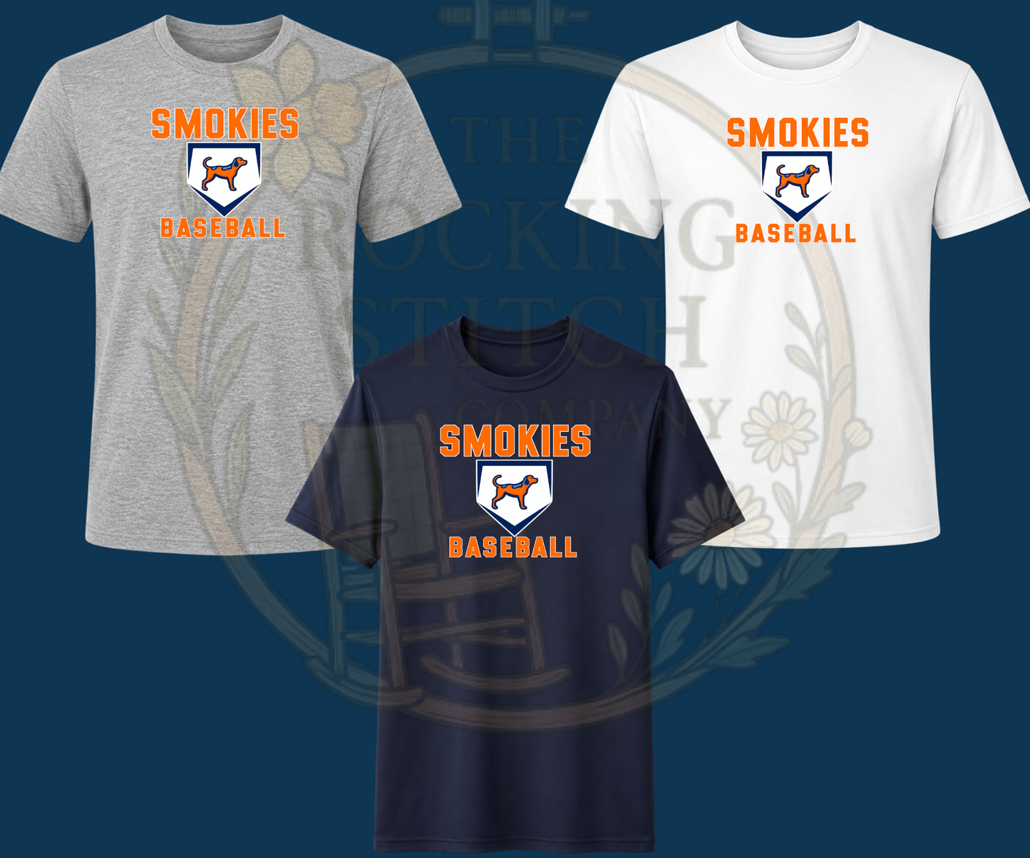 Smokies Baseball (Homeplate) Cotton Tee