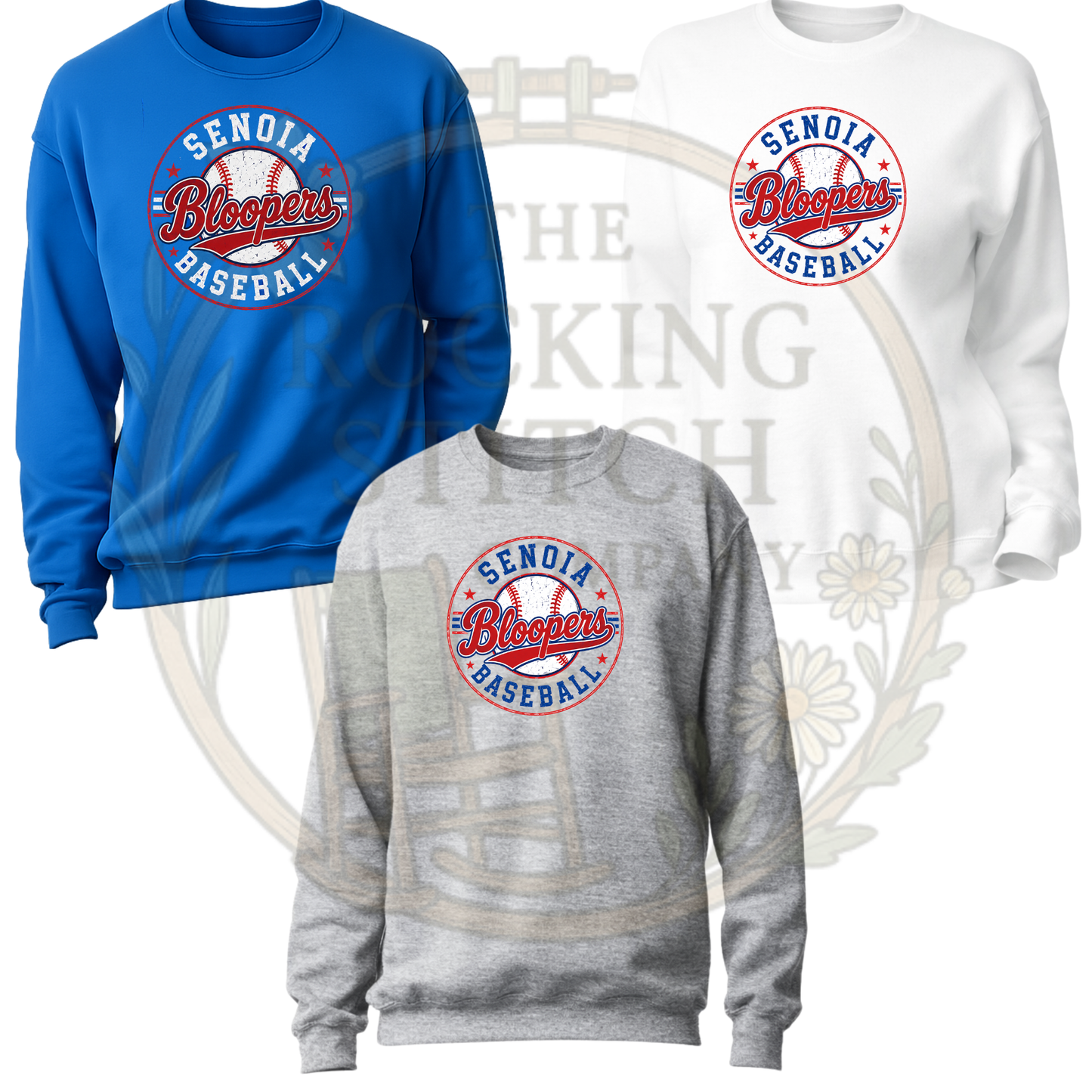 Senoia Bloopers Baseball Crewneck