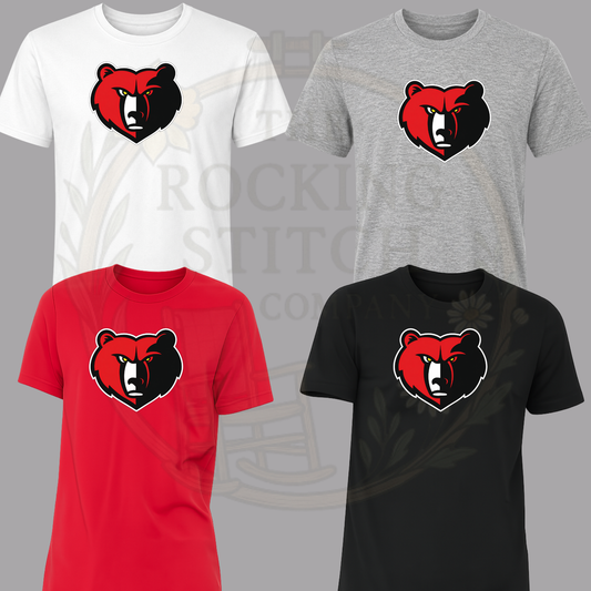 Brooks Bears Logo Cotton Tee