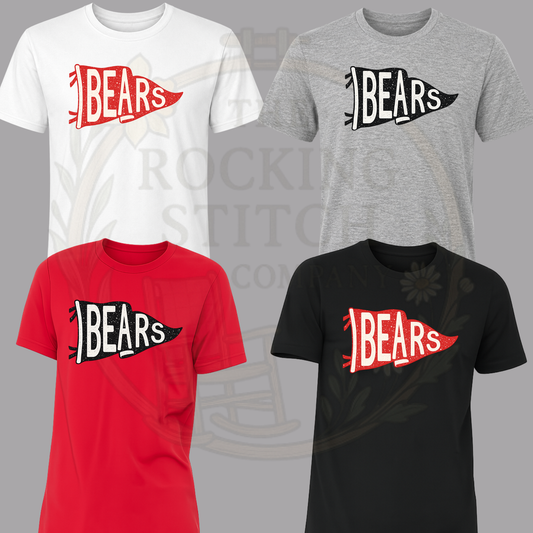 Bears Pennant Cotton Tee