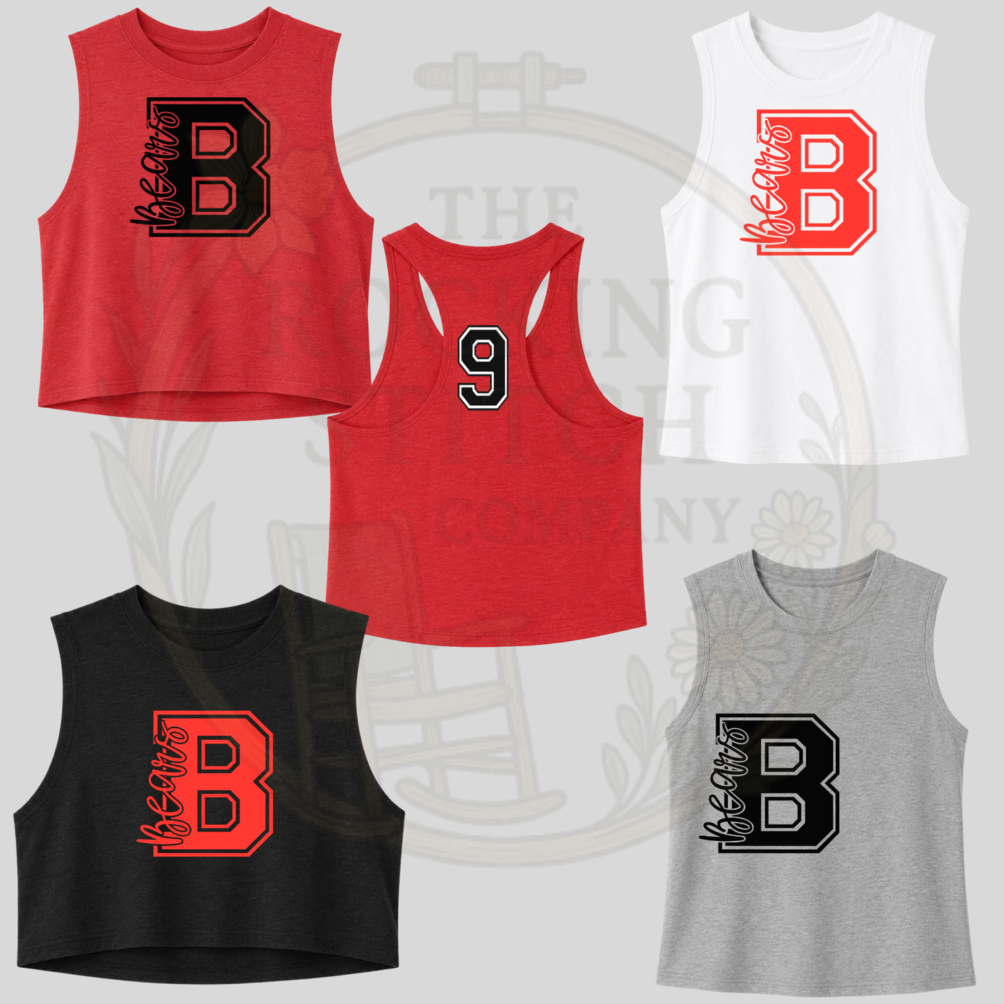 Big B Bella Canvas Cropped Tank
