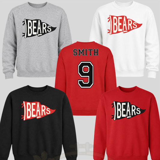 Bears Pennant Crewneck