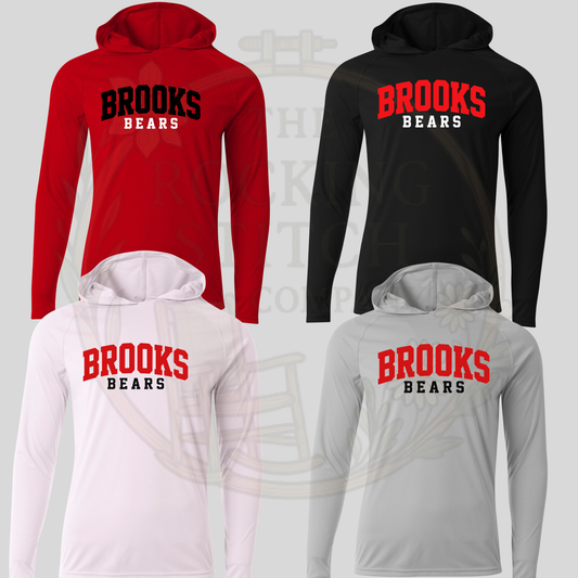 Brooks Bears Drifit Long Sleeve Hoodie