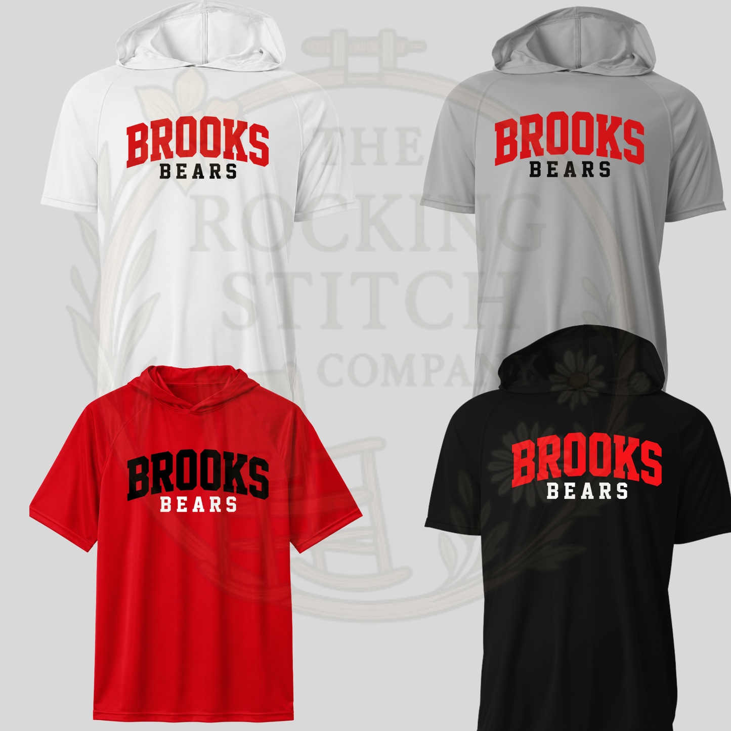 Brooks Bears Drifit Short Sleeve Hoodie