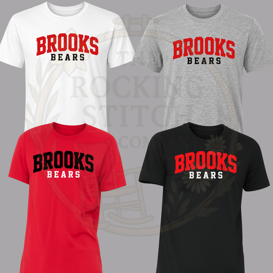 Brooks Bears Cotton Tee