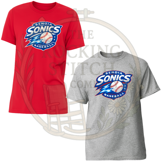 Senoia Sonics Baseball Tees