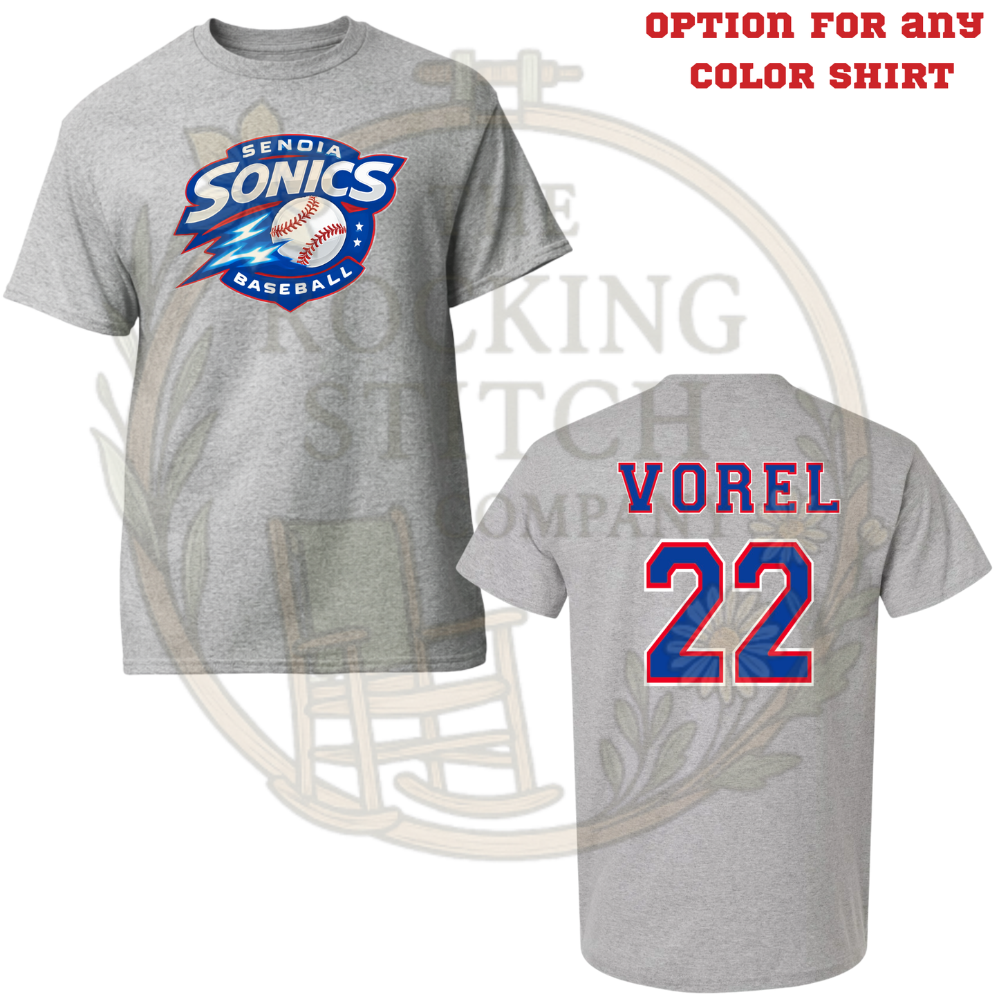 Senoia Sonics Baseball Tees