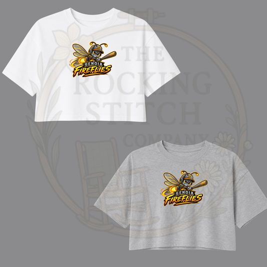 Senoia Fireflies Bella Canvas Cropped Tee