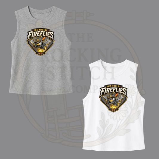 Senoia Fireflies Bella Canvas Cropped Tank