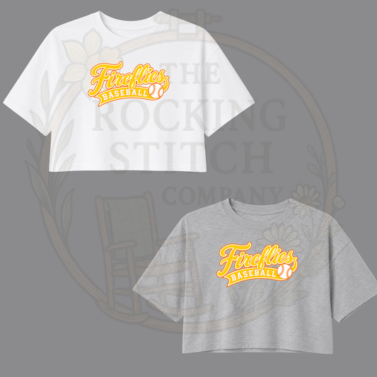 Senoia Fireflies Bella Canvas Cropped Tee