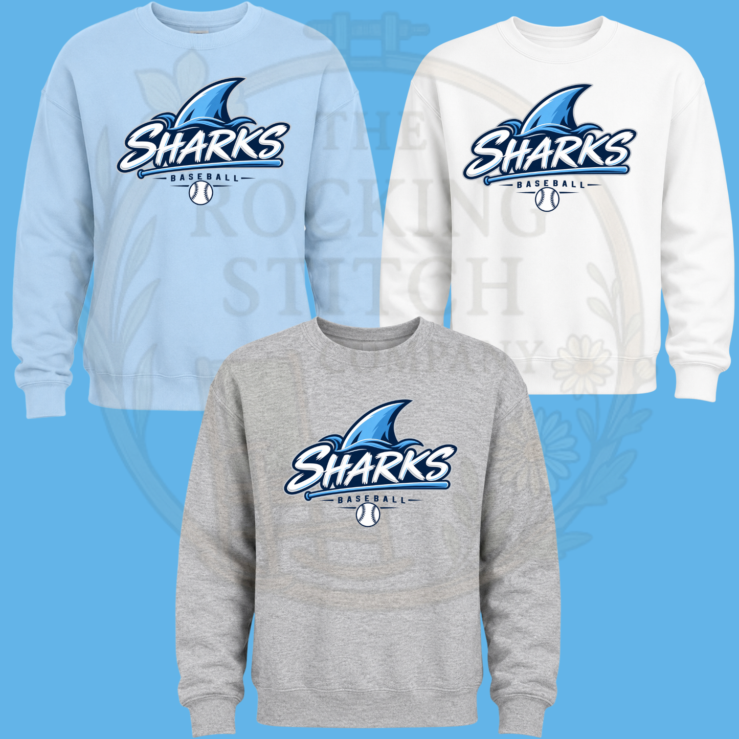 Sharks Baseball Crewneck