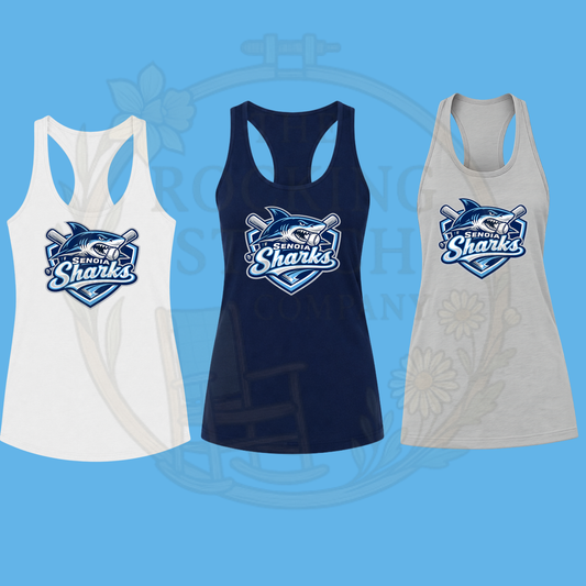 Senoia Sharks Bella Canvas Racerback Tank
