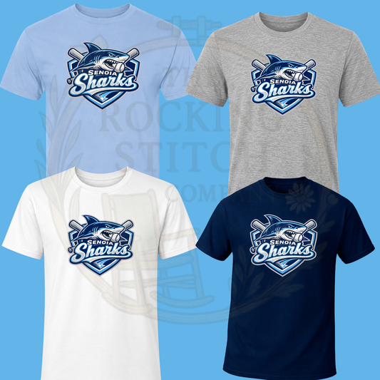 Senoia Sharks Cotton Tee