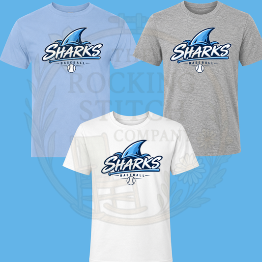 Sharks Baseball Cotton Tee