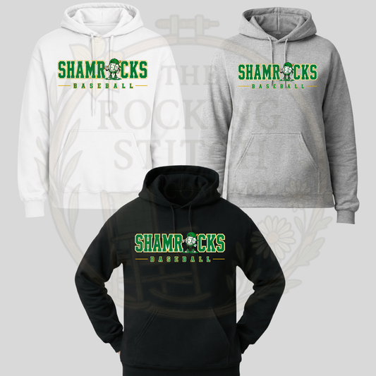 Shamrocks Drip Baseball Hoodie