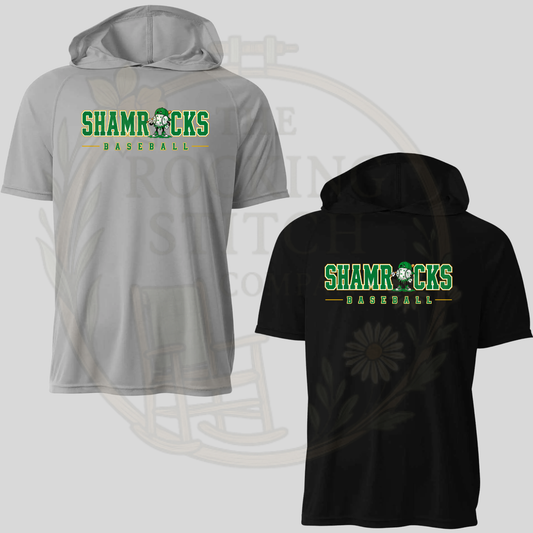 Shamrocks Drip Drifit Short Sleeve Hoodie