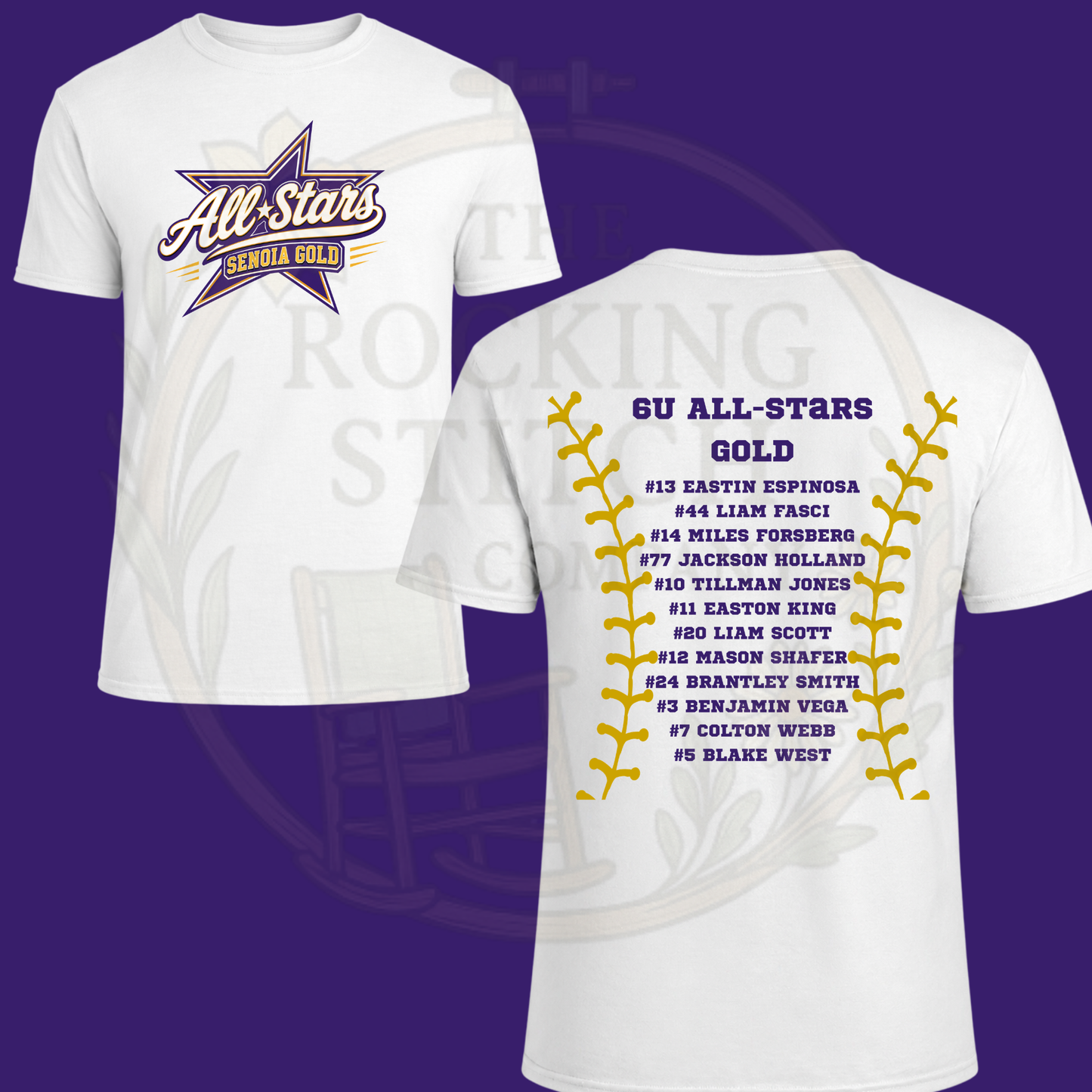 Cotton Tee- 6U Senoia Gold Roster