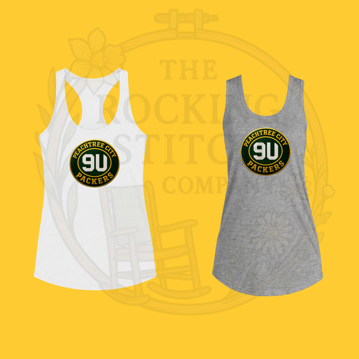 Packers Football Bella Canvas Racerback Tank