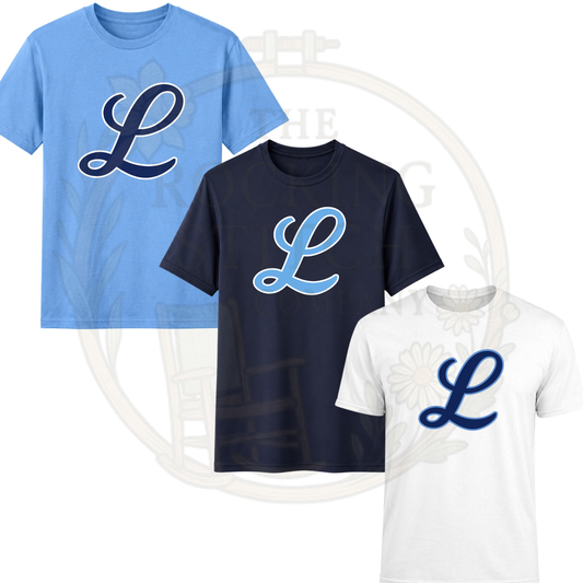 L Script Cotton Tee