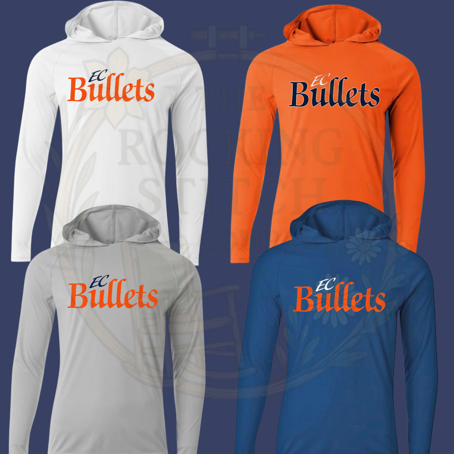 EC Bullets Drifit Long Sleeve Hoodie