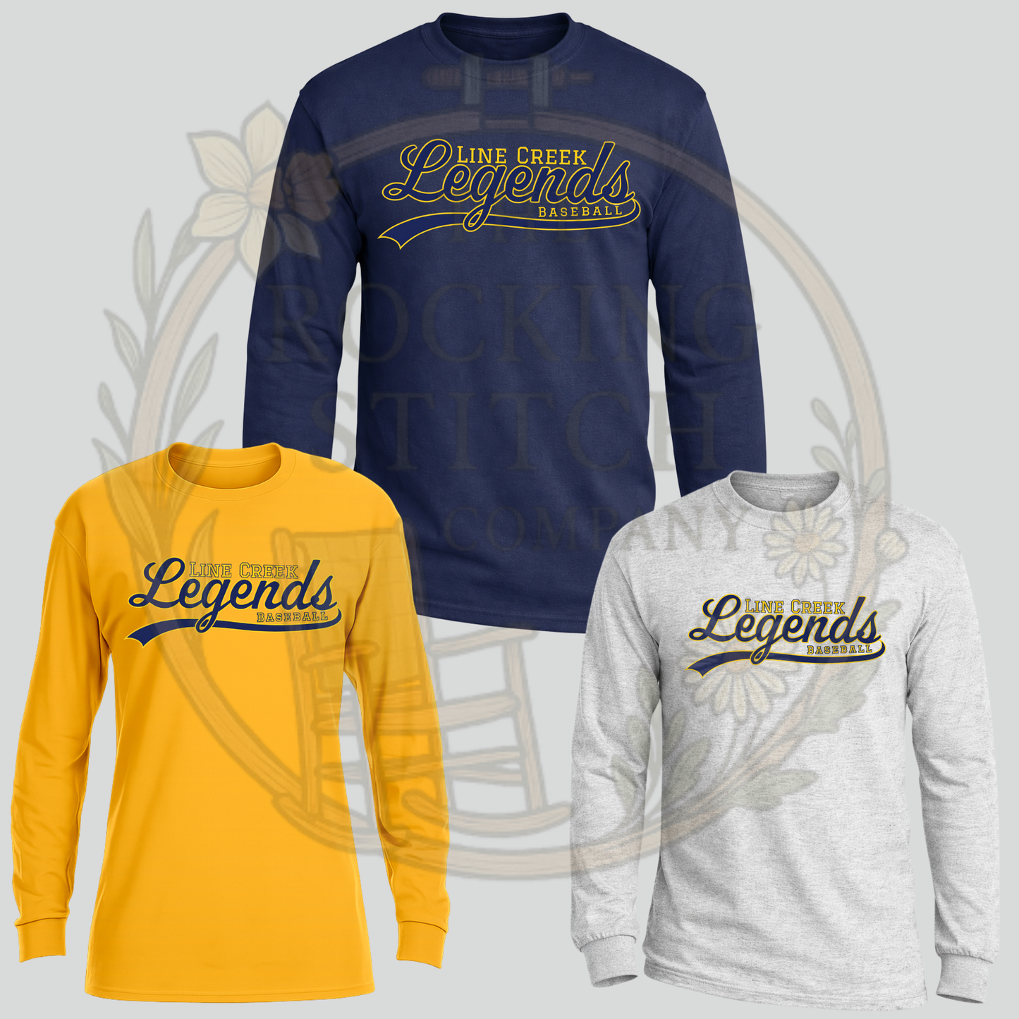 Line Creek Legends Baseball Long Sleeve Tee