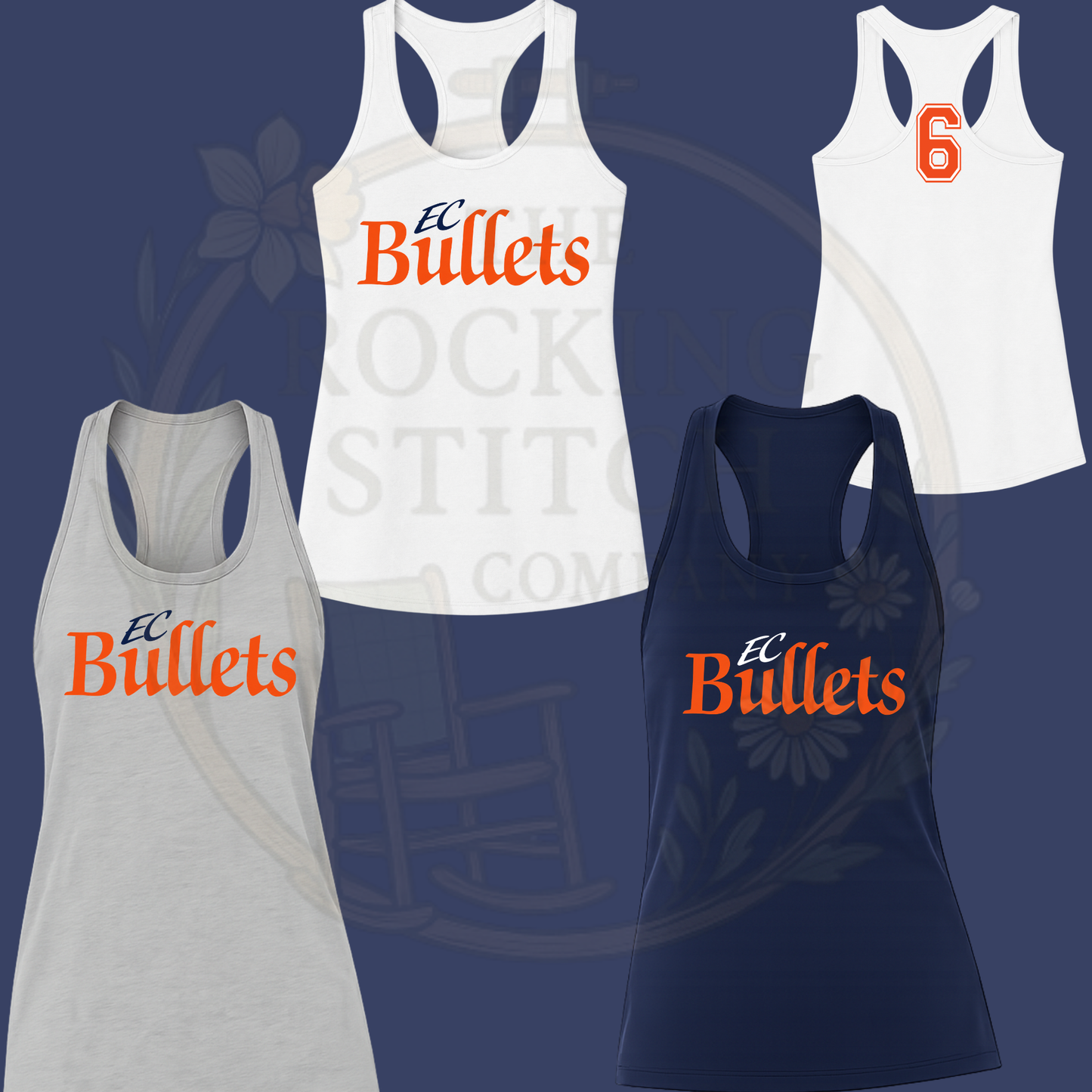 EC Bullets Bella Canvas Racerback Tank