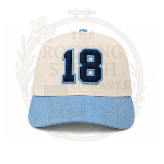 Embroidered Number Hat