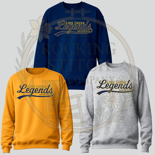 Line Creek Legends Baseball Crewneck