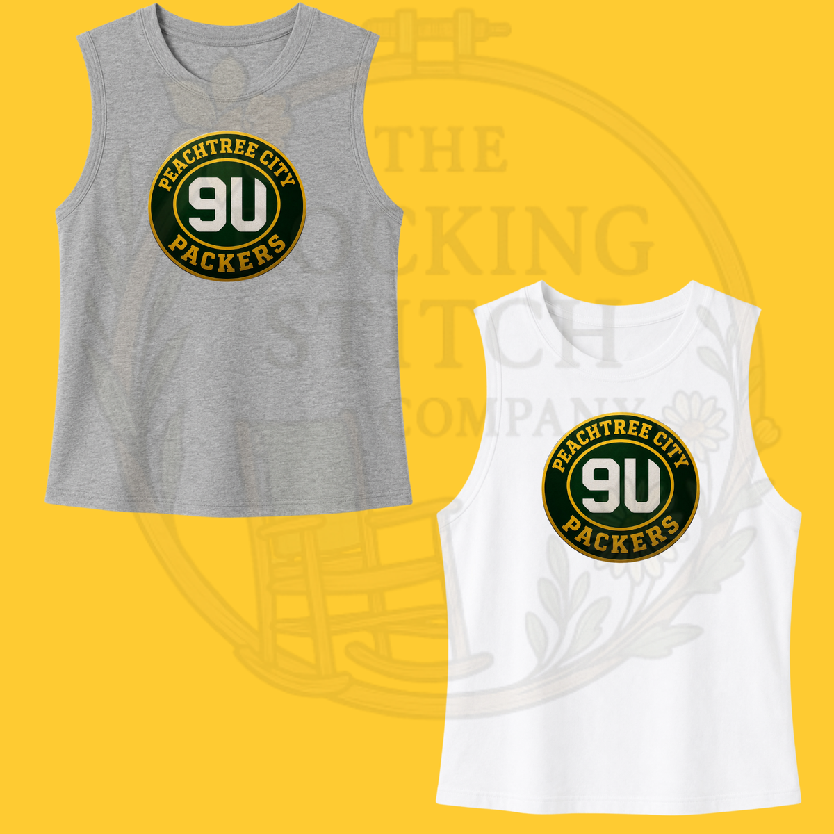 Packers Football Bella Canvas Cropped Tank