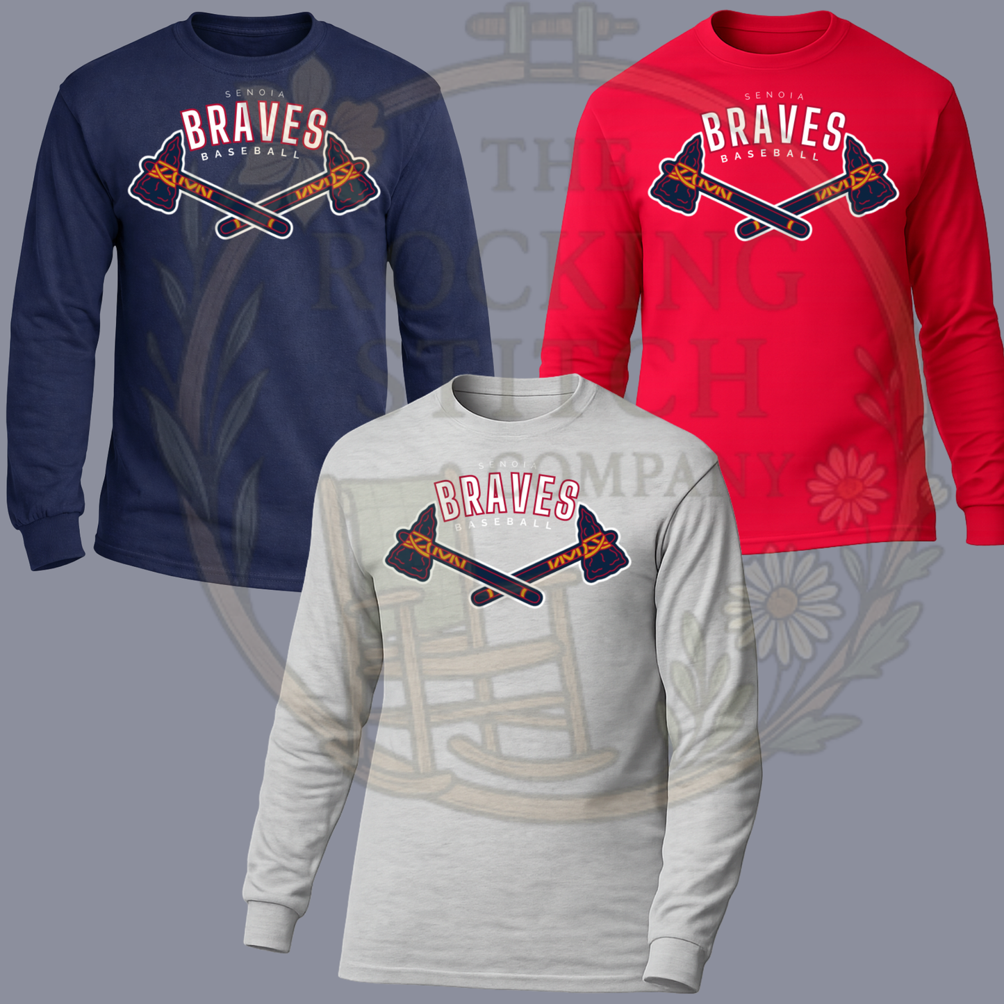 Senoia Braves Tomahawk Long Sleeve